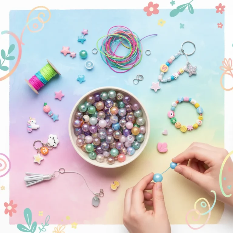 Koralikowe zawieszki do telefonu i nie tylko