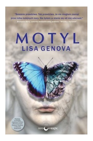 Okładka książki "Motyl" Lisy Genovy. 