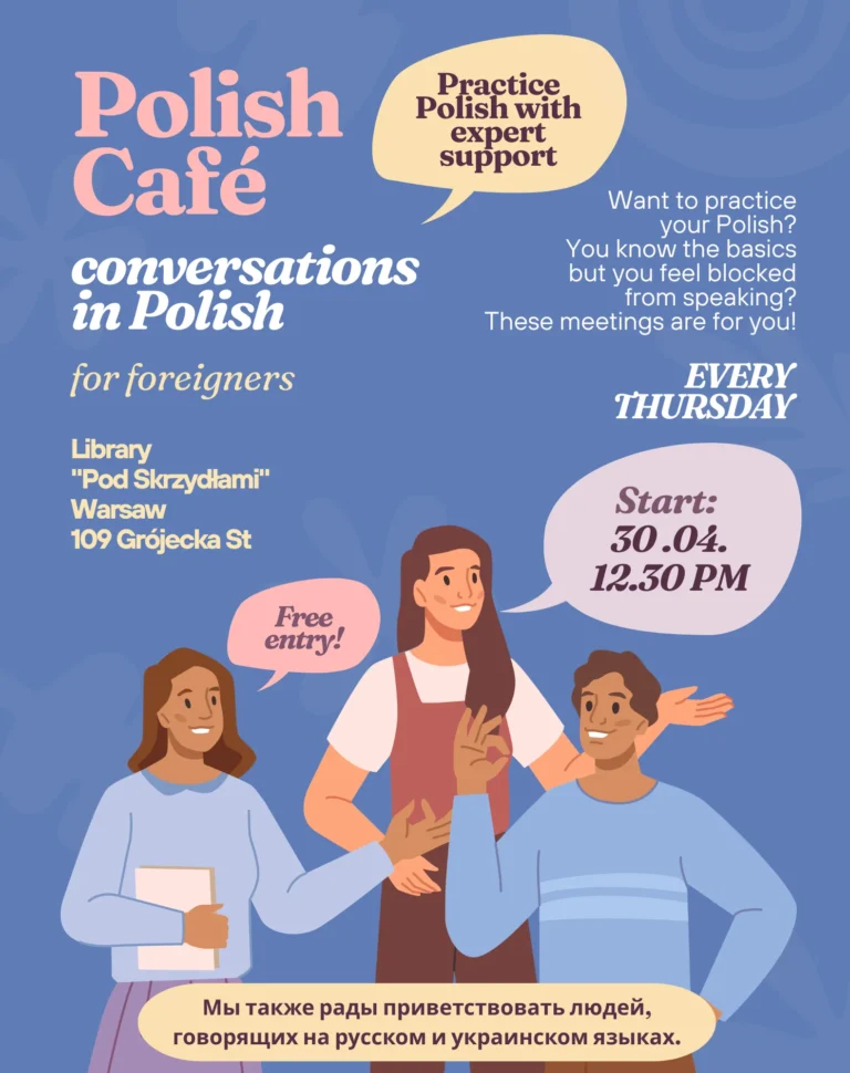 Polish Café – Conversations in Polish for foreigners / Konwersatoria językowe: polski