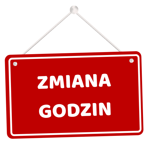 Zmiana godzin otwarcia